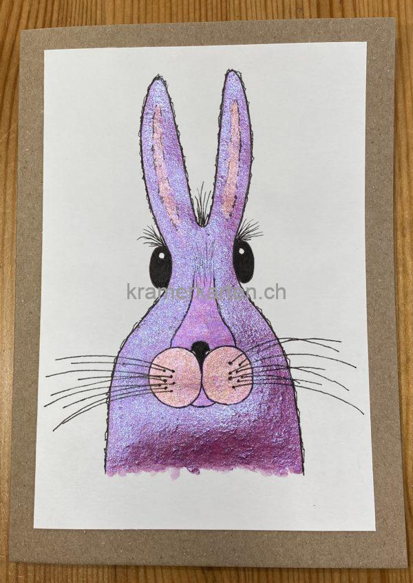 Herr Hase violett